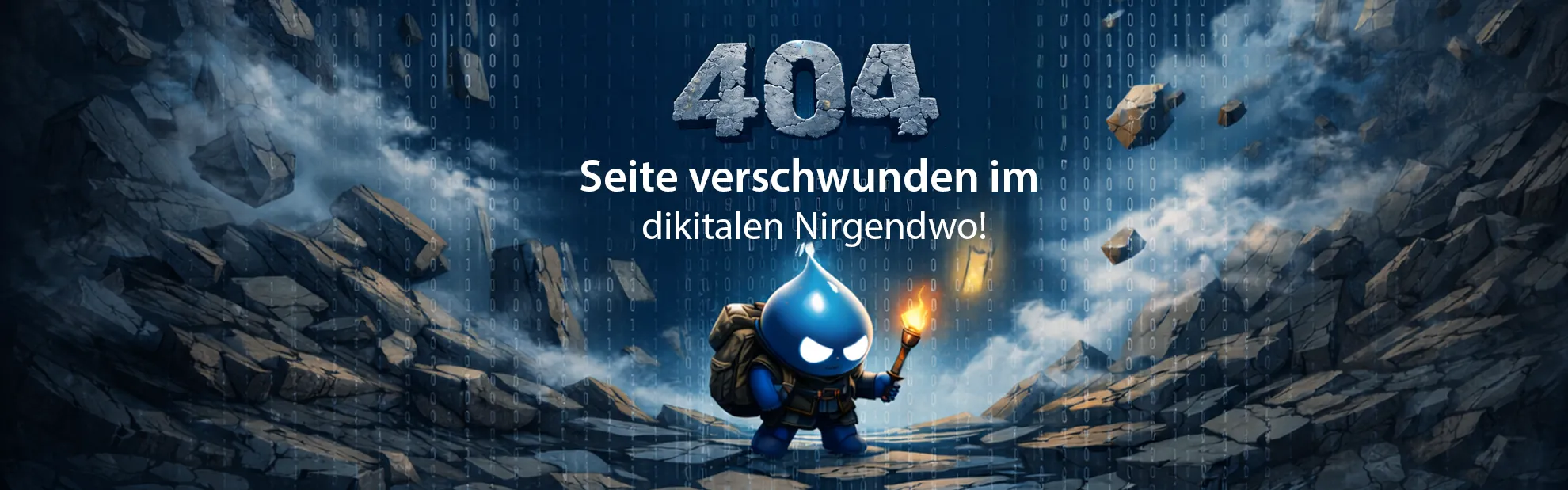 Fehlende Seite im digitalen Nebel 404